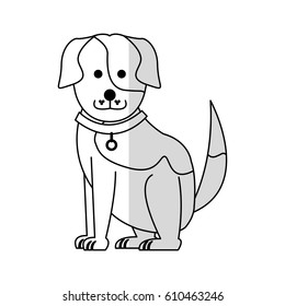 dog cartoon icon