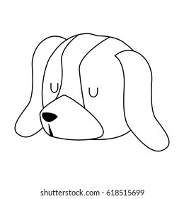 dog cartoon icon