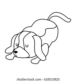 dog cartoon icon