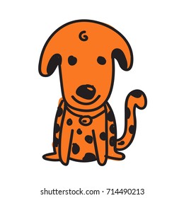 dog cartoon icon