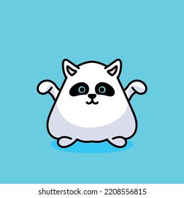 Dog Cartoon Mascot Funny Vector Smile Happiness Fun Cute