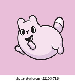 Dog Cartoon Mascot Funny Vector Smile Happiness Fun Cute