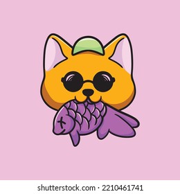 Dog Cartoon Mascot Funny Vector Smile Happiness Fun Cute