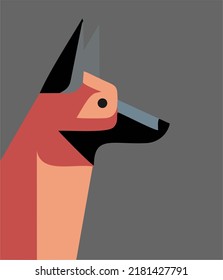 dog cartoon poster image. abstract dog poster. dog posters.