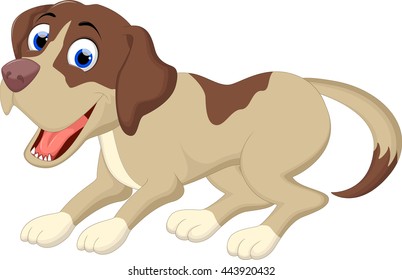 dog cartoon running