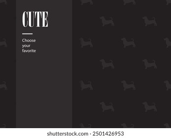 dog cartoon silhouette pet puppy animal cute paw bone wallpaper illustration breed tail claw black