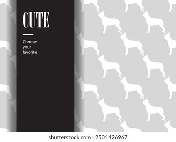 dog cartoon silhouette pet puppy animal cute paw bone wallpaper illustration breed tail claw black