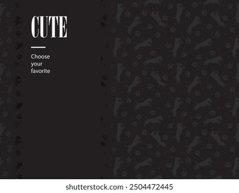 dog cartoon silhouette pet puppy animal cute paw bone wallpaper illustration breed tail claw black