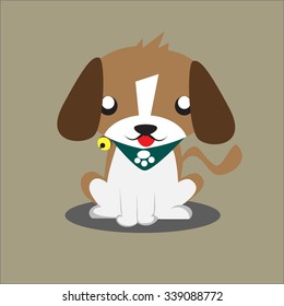 dog cartoon vector