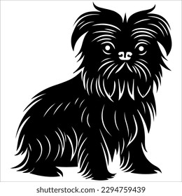 Hundekarikatur im Vektordesign