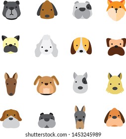 dog and cat collection vector design