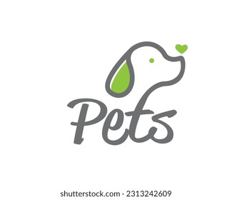 dog and cat, fur, happy, illustration, kitten, kitty, logo, love, paw, pet, puppy, shop, sitting, small, vector, veterinarian, veterinary, pet logo, pet care, pet love 
