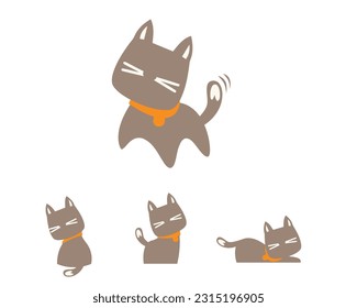 dog and cat, fur, happy, illustration, kitten, kitty, logo, love, paw, pet, puppy, shop, sitting, small, vector, veterinarian, veterinary, pet logo, pet care, pet love 

