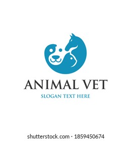 Dog Cat Horse Animal Vet Illustration Business Logo