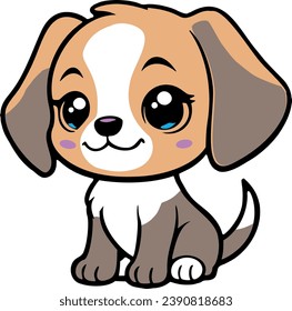 Dog and cat illustration, eps file