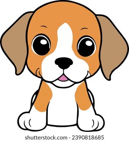Ilustración de perros y gatos, archivo eps