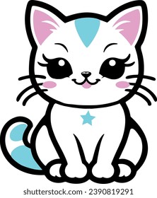 Dog and cat illustration, eps file