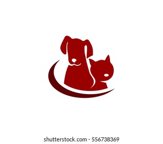 Dog cat logo