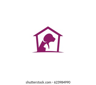 Dog cat logo