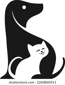 dog and cat logo design