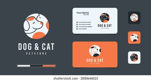 Dog and cat logo design inspiration