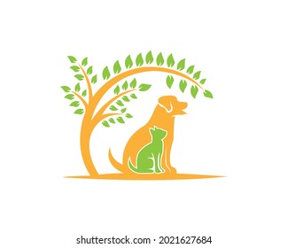 Dog And Cat Logo Design Design Vector Element.