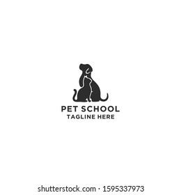 Dog and cat logo pet vector download.