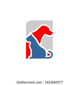 Dog and Cat Logo Symbol