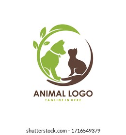 Plantilla para el logotipo de perros