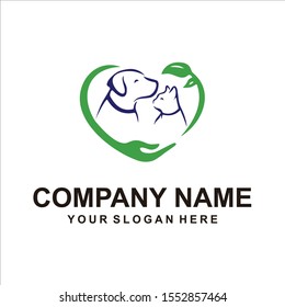 dog cat logo vector animals