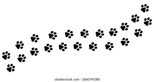 Dog And Cat Paw Print