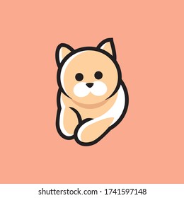 Dog and Cat Pet Shop Vector Logo Template. This logo could be use 
as logo of pet shop, pet clinic, or others