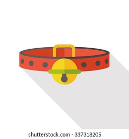 dog chains flat icon