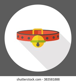 dog chains flat icon