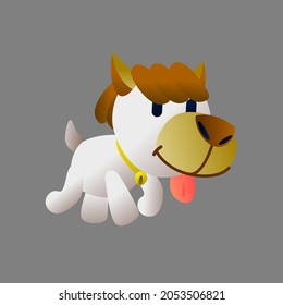 dog character design for children book
