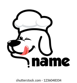 Dog Chef Logo Vector