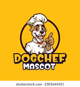 Dog Chef Mascot Logo Design Dog Food Logo