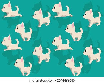Dog Chihuahua Animation Seamless Wallpaper Background