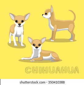 Dog Chihuahua Cartoon Vector Illustration