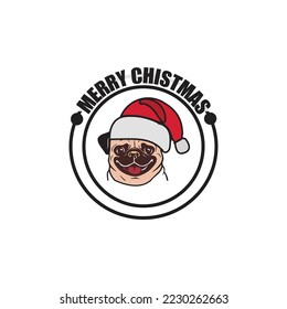 Dog Christmas t shirt design