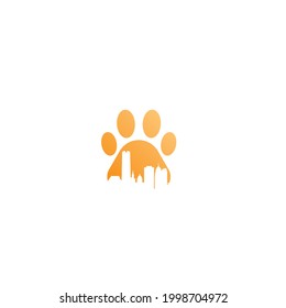 dog city icon and logo deisgn