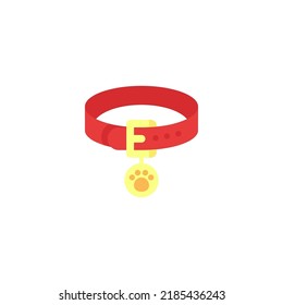 Dog Collar - Flat Icon Design