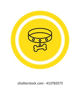 Dog collar icon