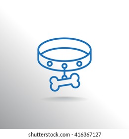 Dog collar icon