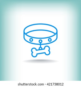 Dog collar icon