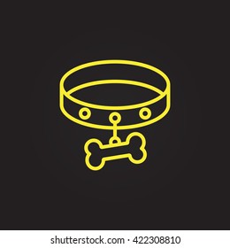 Dog collar icon