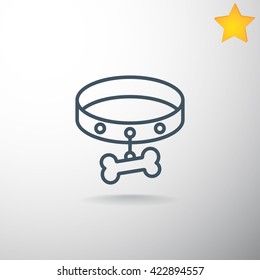 Dog collar icon