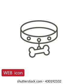 Dog collar icon