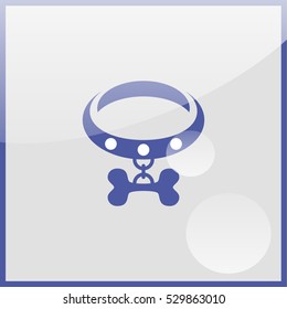 Dog collar icon.