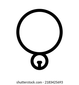 dog collar icon or logo isolated sign symbol vector illustration - high quality black style vector icons
